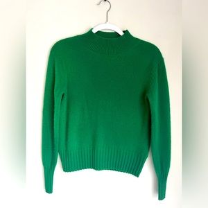 J Crew kelly green cashmere sweater